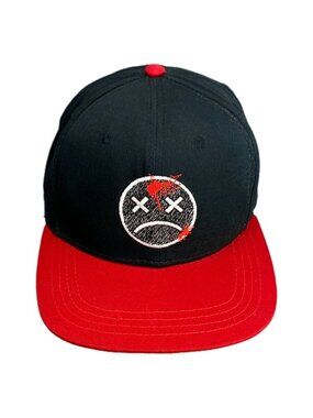 Loot Crate Gaming Lawbreakers Hat Mens One Size Black Red Cotton Adjustable